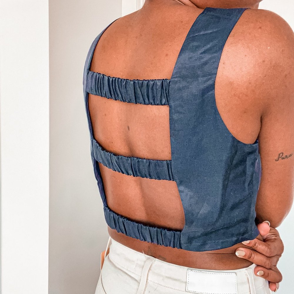 Anthropologie// Sancia the Label Fidelia top in French